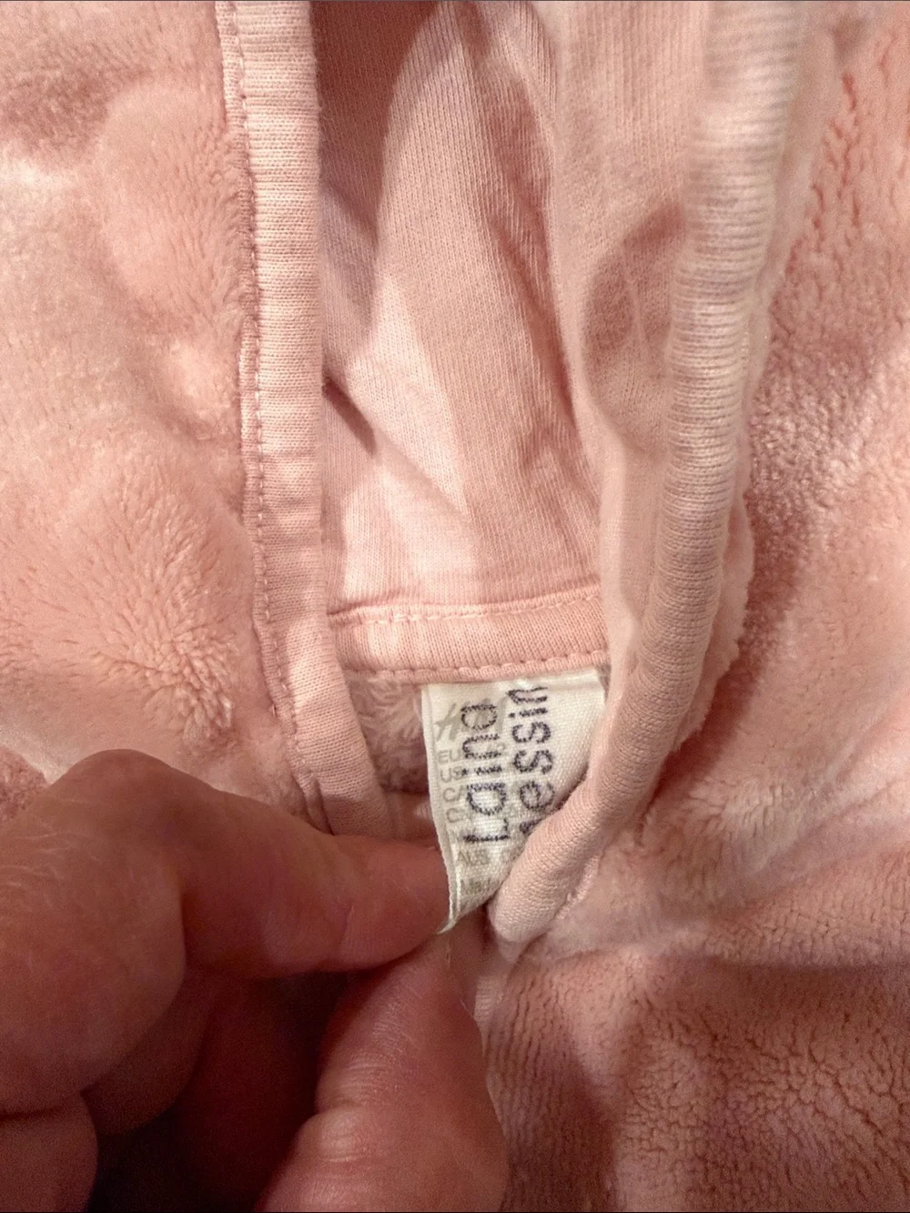 H&M baby girl pink hearts fleece jacket